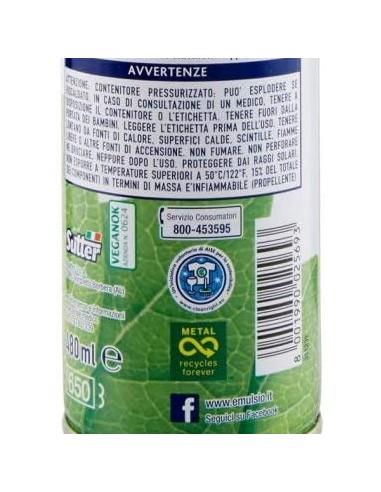 emulsio stirabene appretto spray - 480ml - naturale - facilita la stiratura: tuttocasashop.live: prodotti per bucato e tessuti