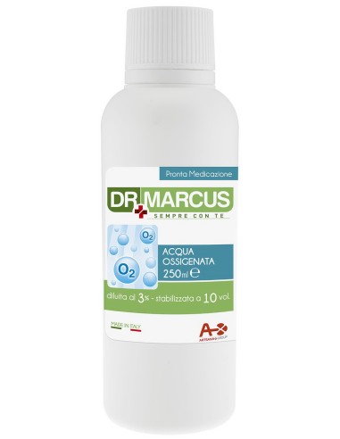 dr marcus acqua ossigenata - 250ml - perossido di idrogeno: tuttocasashop.live: igiene e cura della persona