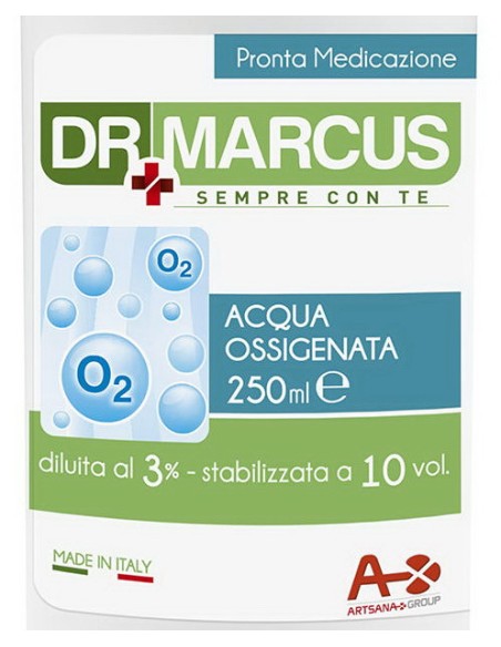 dr marcus acqua ossigenata - 250ml - perossido di idrogeno: tuttocasashop.live: igiene e cura della persona