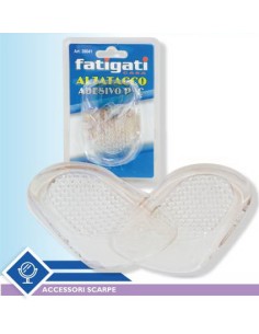 fatigati alzatacco adesivo trasparente in silicone - 2 pezzi: tuttocasashop.live: prodotti per bucato e tessuti