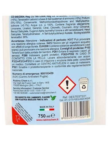 ole' oies ressenza deodorante multiuso igienizzante 750ml - estate: tuttocasashop.live: pulizia e cura della casa