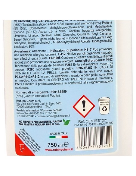 ole' oies ressenza deodorante multiuso igienizzante 750ml - estate: tuttocasashop.live: pulizia e cura della casa