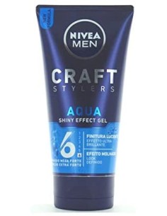 nivea hair gel per capelli tubo 150ml - n.6 - aqua shiny effect - lucente: tuttocasashop.live: igiene e cura della persona