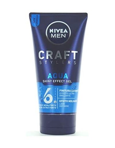 nivea hair gel per capelli tubo 150ml - n.6 - aqua shiny effect - lucente: tuttocasashop.live: igiene e cura della persona