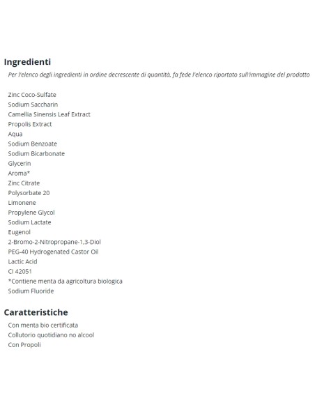 pasta del capitano collutorio per igiene dentale 400ml - blu - protezione: tuttocasashop.live: igiene e cura della persona