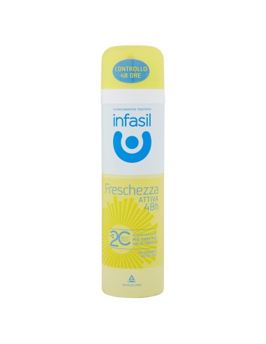 infasil deodorante spray - 150ml - freschezza attiva 48h - 2c: tuttocasashop.live: igiene e cura della persona
