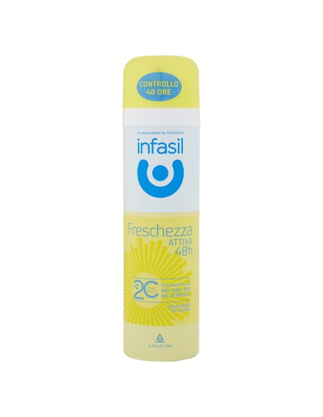 infasil deodorante spray - 150ml - freschezza attiva 48h - 2c: tuttocasashop.live: igiene e cura della persona