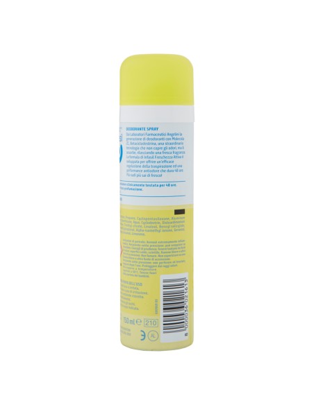 infasil deodorante spray - 150ml - freschezza attiva 48h - 2c: tuttocasashop.live: igiene e cura della persona