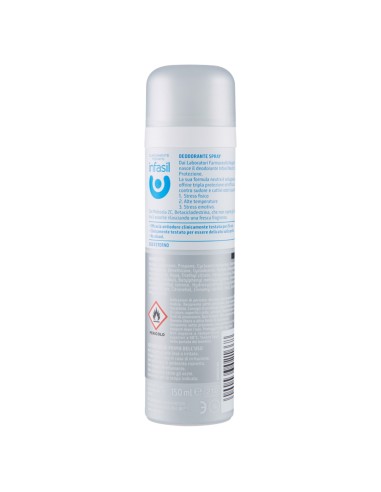 infasil deodorante spray - 150ml - neutro attivo tripla protezione 24h 2c: tuttocasashop.live: igiene e cura della persona
