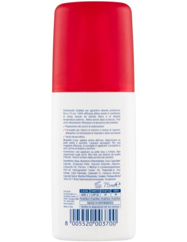 sauber deodorante vapo no-gas 75ml - active: tuttocasashop.live: igiene e cura della persona