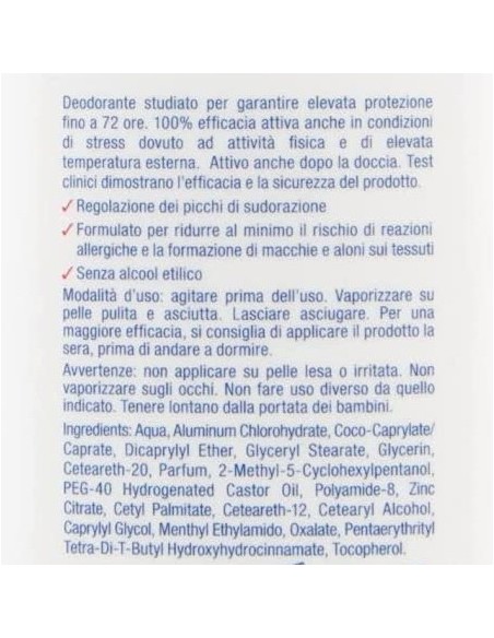 sauber deodorante vapo no-gas 75ml - active: tuttocasashop.live: igiene e cura della persona
