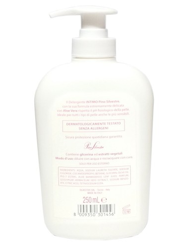pino silvestre detergente intimo ph5 - 250ml - delicato con aloe vera: tuttocasashop.live: igiene e cura della persona