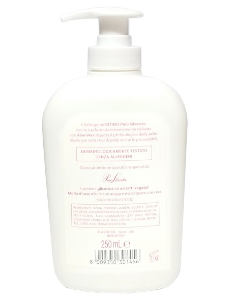 pino silvestre detergente intimo ph5 - 250ml - delicato con aloe vera: tuttocasashop.live: igiene e cura della persona