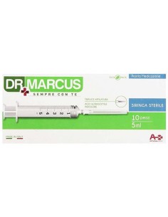 dr marcus 10 siringhe monouso sterili - 5ml - ago indolore ultrasottile: tuttocasashop.live: igiene e cura della persona