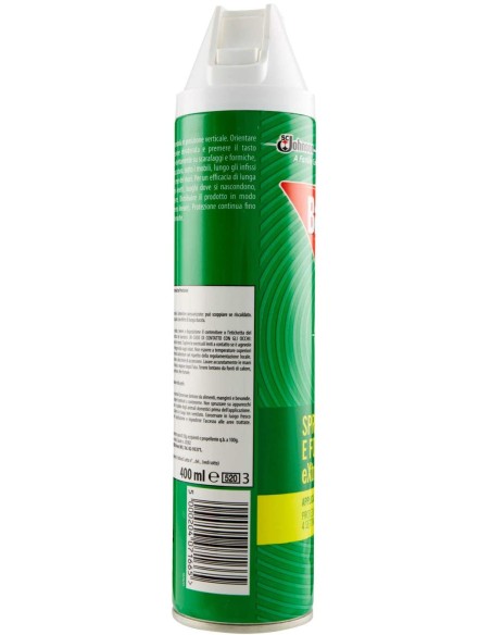 baygon insetticida spray scarafaggi e formiche - 400ml - precision - cannula: tuttocasashop.live: pulizia e cura della casa