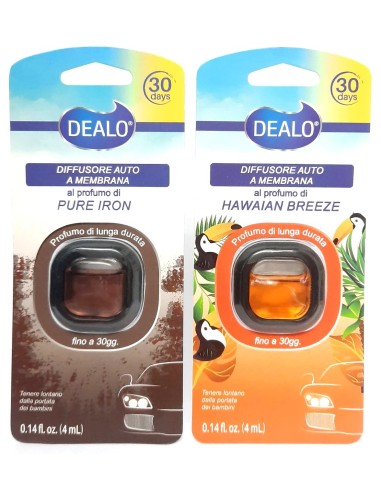 dealo deodorante per bocchette aria auto - 30 giorni - profumi assortiti: tuttocasashop.live: pulizia e cura della casa