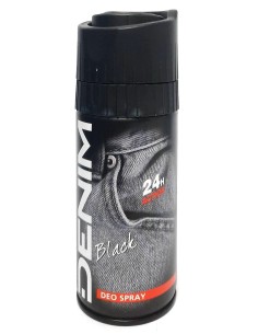 denim deodorante corpo - body spray 150ml - black: tuttocasashop.live: igiene e cura della persona
