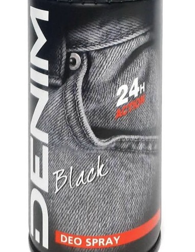 denim deodorante corpo - body spray 150ml - black: tuttocasashop.live: igiene e cura della persona