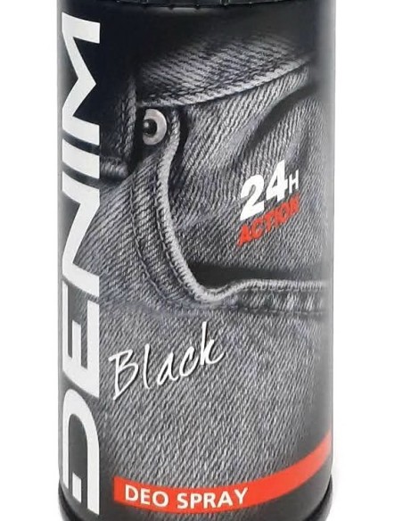 denim deodorante corpo - body spray 150ml - black: tuttocasashop.live: igiene e cura della persona
