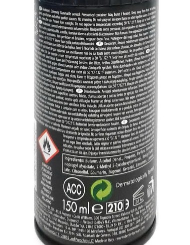 denim deodorante corpo - body spray 150ml - black: tuttocasashop.live: igiene e cura della persona