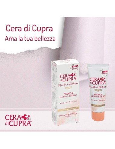 cera di cupra crema viso tubo 75ml - bianca - pelli normali: tuttocasashop.live: igiene e cura della persona