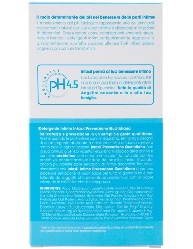 infasil detergente intimo - 200ml - prevenzione antiodore: tuttocasashop.live: igiene e cura della persona