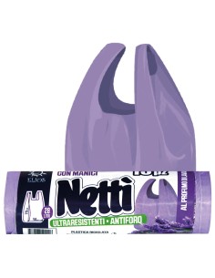 elios netti' 15 sacchi ultraresistenti 28l 52x70cm profumati - lavanda: tuttocasashop.live: pulizia e cura della casa