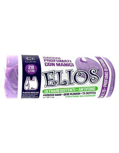 elios netti' 15 sacchi ultraresistenti 28l 52x70cm profumati - lavanda: tuttocasashop.live: pulizia e cura della casa