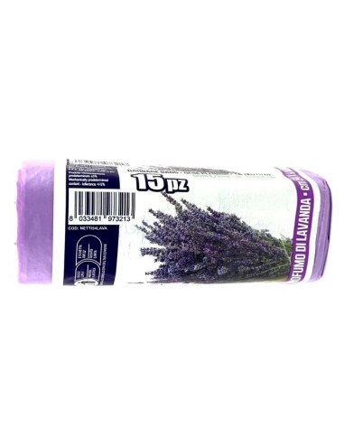 elios netti' 15 sacchi ultraresistenti 28l 52x70cm profumati - lavanda: tuttocasashop.live: pulizia e cura della casa