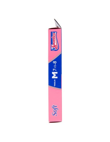 spontex soft guanti gomma felpati - taglia m 7.5 - media: tuttocasashop.live: pulizia e cura della casa
