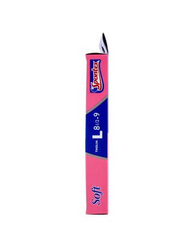 spontex soft guanti gomma felpati - taglia l 8.5 - grande: tuttocasashop.live: pulizia e cura della casa