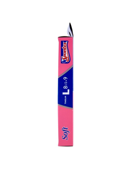 spontex soft guanti gomma felpati - taglia l 8.5 - grande: tuttocasashop.live: pulizia e cura della casa