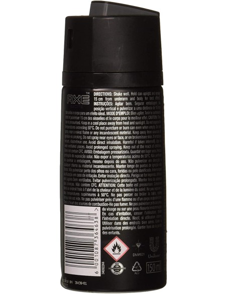 axe deodorante body spray for men - 150ml - excite: tuttocasashop.live: igiene e cura della persona