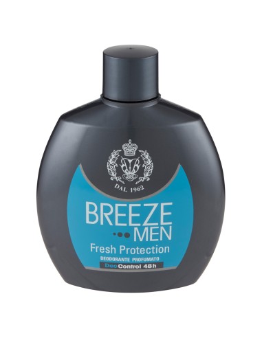breeze deodorante squeeze no-gas - 100ml - men fresh protection 48h: tuttocasashop.live: igiene e cura della persona