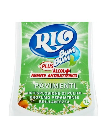 rio bumbum plus+ detergente pavimenti - 1 litro - limone e zagara di sicilia: tuttocasashop.live: pulizia e cura della casa