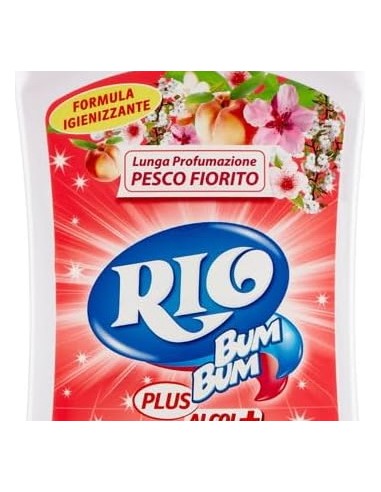 rio bumbum plus+ detergente pavimenti - 1 litro - pesco fiorito: tuttocasashop.live: pulizia e cura della casa