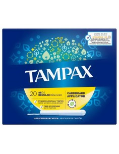 tampax blue box assorbenti igienici interni - 20 pezzi - formato regular: tuttocasashop.live: igiene e cura della persona