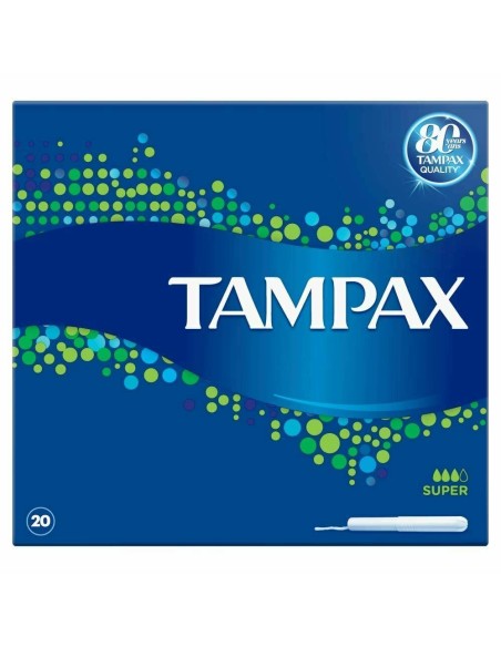 tampax blue box assorbenti igienici interni - 20 pezzi - formato super: tuttocasashop.live: igiene e cura della persona