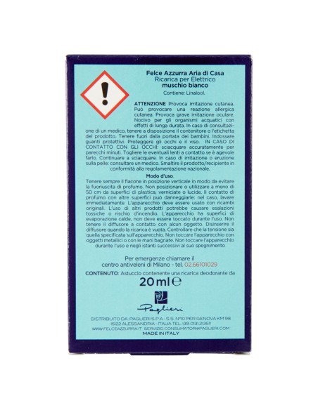 felce azzurra aria di casa ricarica per diffusore elettrico - muschio bianco: tuttocasashop.live: pulizia e cura della casa