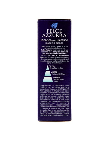 felce azzurra aria di casa ricarica per diffusore elettrico - muschio bianco: tuttocasashop.live: pulizia e cura della casa