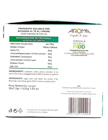 aroma light 30 capsule di gusto - te' al limone - compatibili a modo mio: tuttocasashop.live: altro - bazar