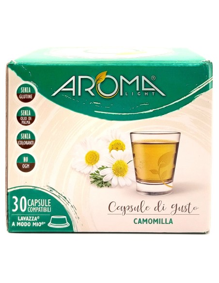 aroma light 30 capsule di gusto - camomilla - compatibili a modo mio: tuttocasashop.live: altro - bazar