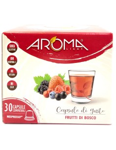 aroma light 30 capsule di gusto - frutti di bosco - compatibili nespresso: tuttocasashop.live: altro - bazar