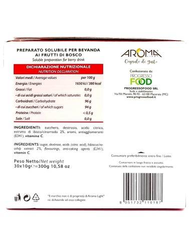 aroma light 30 capsule di gusto - frutti di bosco - compatibili nespresso: tuttocasashop.live: altro - bazar
