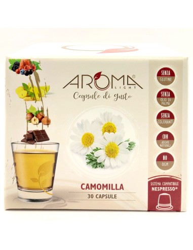 aroma light 30 capsule di gusto - camomilla - compatibili nespresso: tuttocasashop.live: altro - bazar