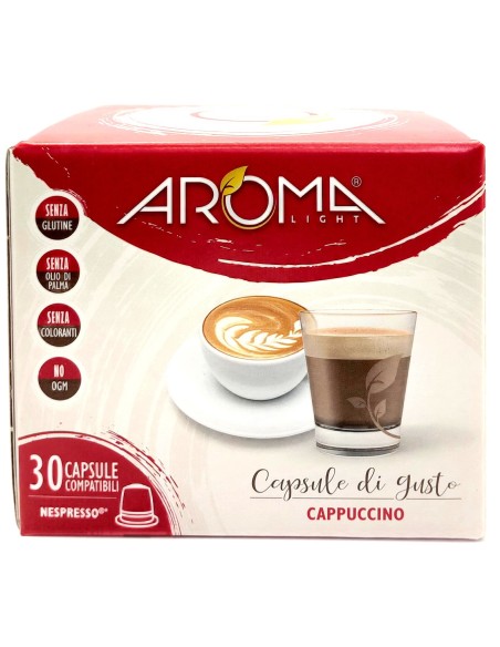 aroma light 30 capsule di gusto - cappuccino - compatibili nespresso: tuttocasashop.live: altro - bazar