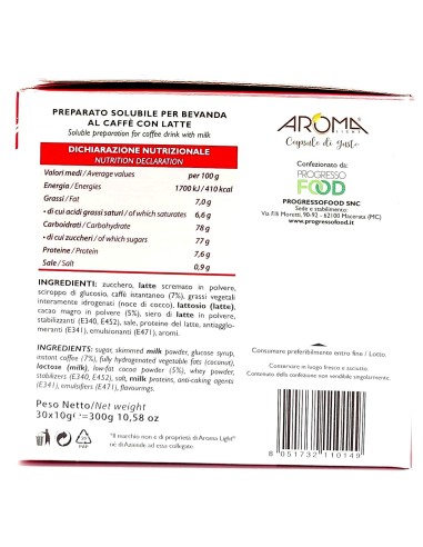 aroma light 30 capsule di gusto - cappuccino - compatibili nespresso: tuttocasashop.live: altro - bazar