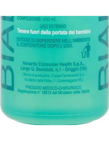 bialcol due disinfettante per cute e detersione ferite - 400ml - battericida: tuttocasashop.live: igiene e cura della persona