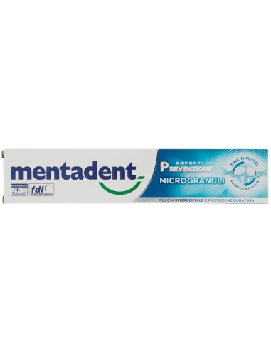 mentadent dentifricio 75ml con microgranuli - perfetta pulizia interdentale: tuttocasashop.live: igiene e cura della persona