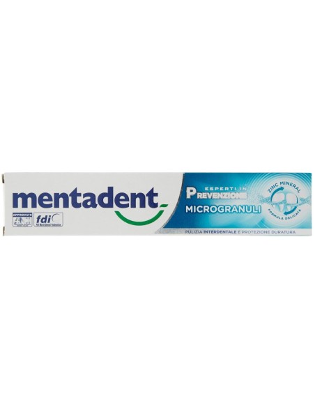 mentadent dentifricio 75ml con microgranuli - perfetta pulizia interdentale: tuttocasashop.live: igiene e cura della persona